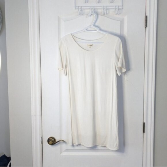 Aritzia Wilfred Free TEIGEN DRESS cream white size Small A4 - Picture 10 of 11